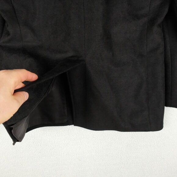 Pioneer Wear Blazer Mens 42R Black Felt Western Two Button Vented Made In USA - Picture 6 of 15